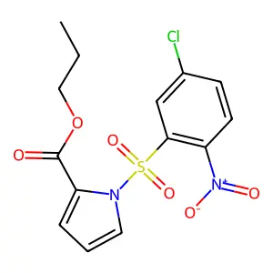 Pyrrolyl Phenyl Sulfone deriv. structure