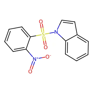 1-((2-Nitrophenyl)sulfonyl)-1H-indole structure