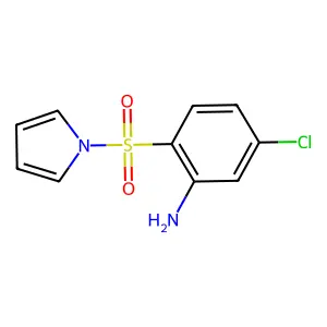 1H-Pyrrole, 1-((2-amino-4-chlorophenyl)sulfonyl)- structure