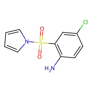 1H-Pyrrole, 1-((2-amino-5-chlorophenyl)sulfonyl)- structure