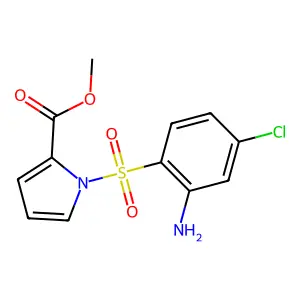 Pyrrolyl Phenyl Sulfone deriv. structure