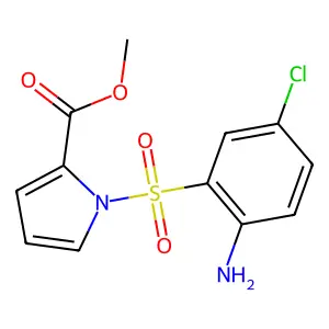Pyrrolyl Aryl Sulfone (PAS) 8b structure