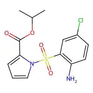 Pyrrolyl Aryl Sulfone (PAS) 8h structure