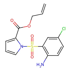 Pyrrolyl Phenyl Sulfone deriv. structure