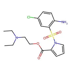 Pyrrolyl Phenyl Sulfone deriv. structure