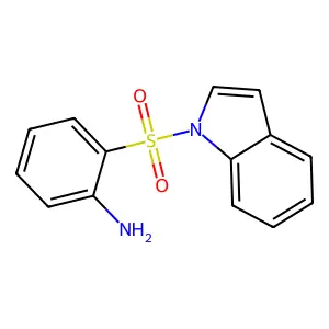 1H-Indole, 1-((2-aminophenyl)sulfonyl)- structure
