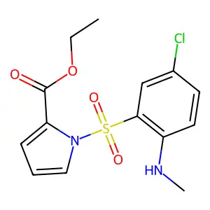 Pyrrolyl Phenyl Sulfone deriv. structure