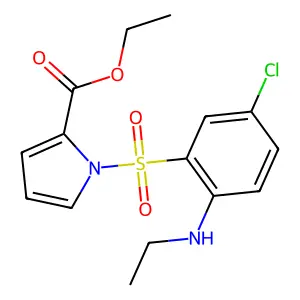 Pyrrolyl Phenyl Sulfone deriv. structure