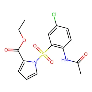 Pyrrolyl Aryl Sulfone (PAS) 8s structure