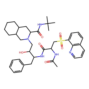 Saquinavir/Nelfinavir deriv. 17 structure