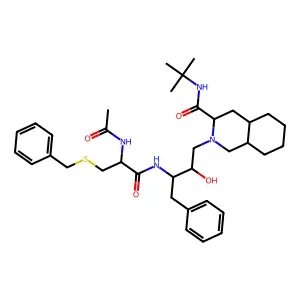 Saquinavir/Nelfinavir deriv. 18 structure