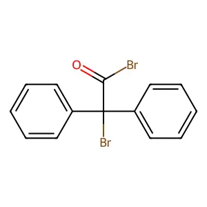 2-溴-2,2-二苯基乙酰溴 structure