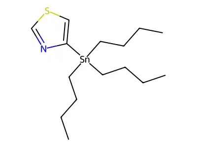 4-(Tri-n-butylstannyl)thiazole structure