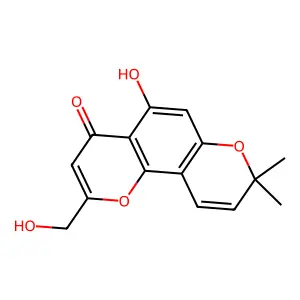 Ptaerochromenol structure