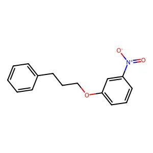 1-Nitro-3-(3-phenylpropoxy)benzene structure