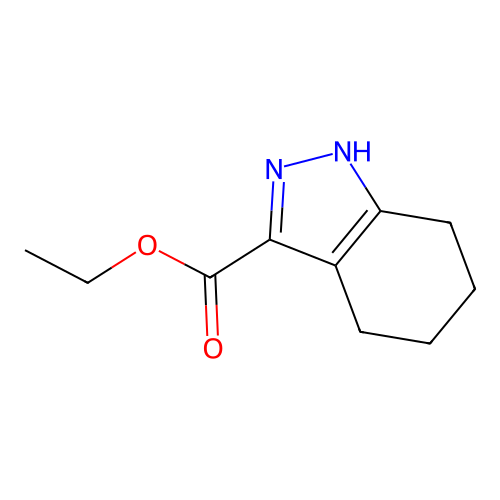 ethyl 4,5,6,7-tetrahydro-1H-indazole-3-carboxylate structure