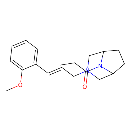 3,8-Diazabicyclo(3.2.1)octane, 3-(3-(o-methoxyphenyl)allyl)-8-propionyl- structure