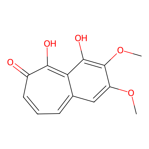 4,5-Dihydroxy-2,3-dimethoxybenzo[7]annulen-6-one structure