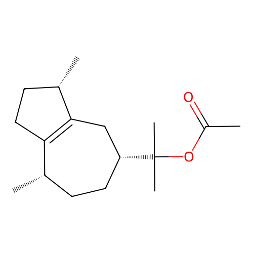 Guaiyl acetate structure