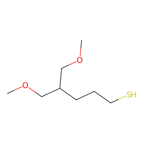 5-Methoxy-4-(methoxymethyl)pentane-1-thiol structure