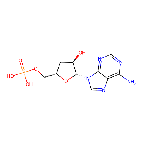3'-Deoxyadenylate structure