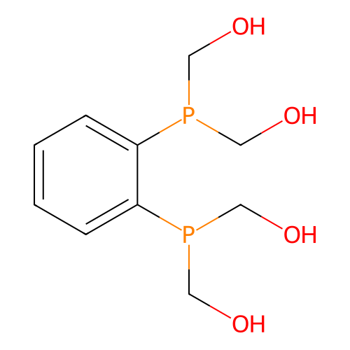 Methanol, (1,2-phenylenediphosphinidyne)tetrakis- structure