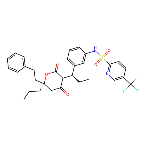 替拉那韦 structure