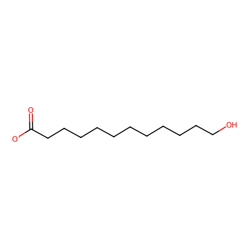 12-Hydroxydodecanoate structure