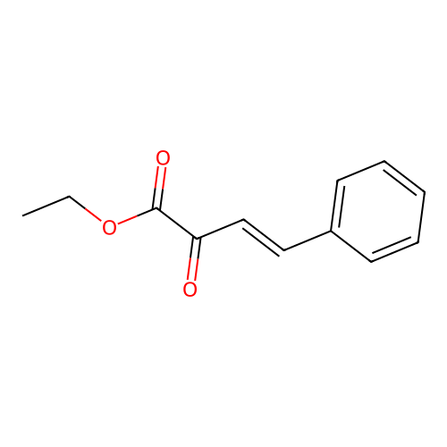 ethyl (E)-2-oxo-4-phenylbut-3-enoate structure
