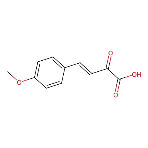 4-(p-Methoxyphenyl)-2-Oxo-3-Butenoic Acid structure