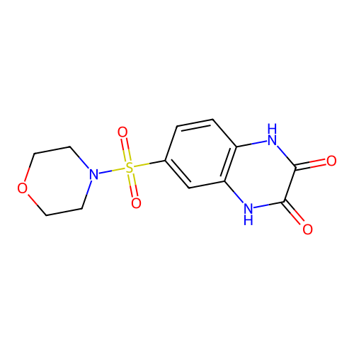 6-Morpholin-4-ylsulfonyl-1,4-dihydroquinoxaline-2,3-dione structure