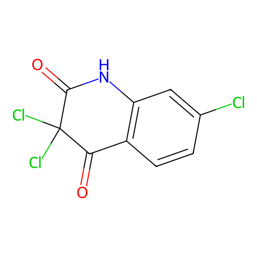 3,3,7-trichloro-1H-quinoline-2,4-dione structure