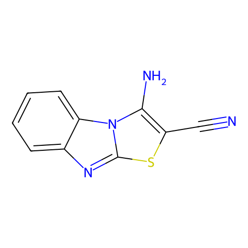 3-氨基噻唑并[3,2-a]苯并咪唑-2-甲腈 structure