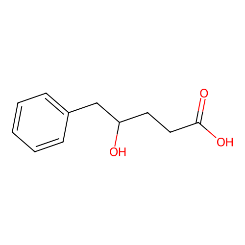 4-Hydroxy-5-phenyl-valeric acid structure