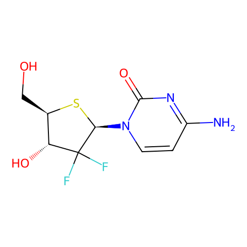 4'-Thiogemcitabine structure