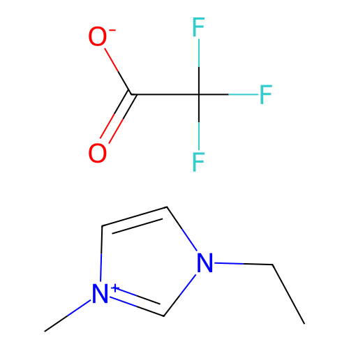 1-Ethyl-3-methylimidazolium Trifluoroacetate structure