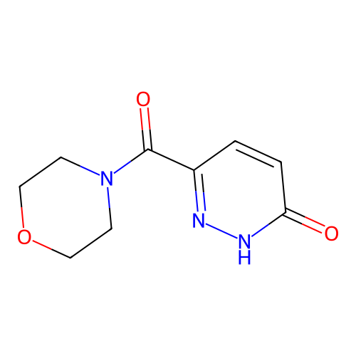 6-(morpholine-4-carbonyl)pyridazin-3(2H)-one structure