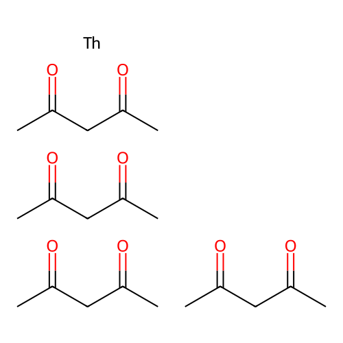 Thorium,4-pentanedionato)- structure