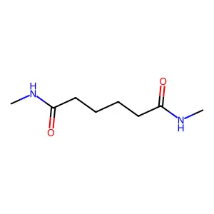 Hexanediamide, N,N'-dimethyl- structure