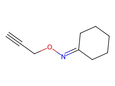 N-prop-2-ynoxycyclohexanimine structure