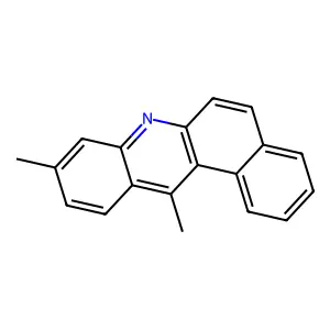 9,12-Dimethylbenz(a)acridine structure