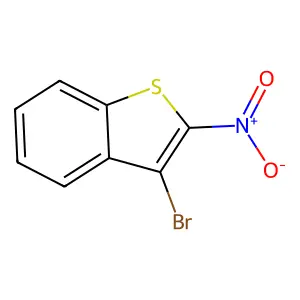 3-Bromo-2-nitro-benzo(b)thiophene structure