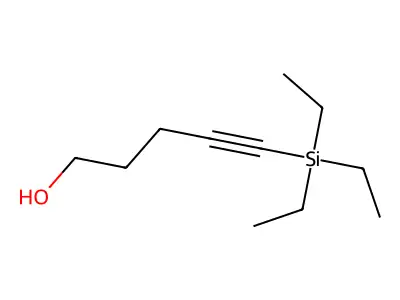 5-(Triethylsilyl)-4-pentyn-1-ol structure
