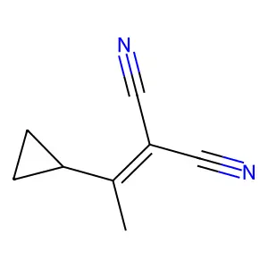 2-(1-环丙基亚乙基)丙二腈 structure