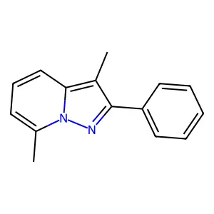 3,7-Dimethyl-2-phenylpyrazolo[1,5-a]pyridine structure