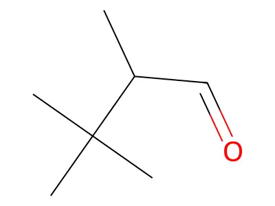 2,3,3-Trimethylbutanal structure