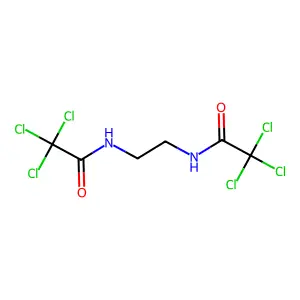 N,N'-亚乙基双(2,2,2-三氯乙酰胺) structure