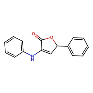 3-Anilino-5-phenylfuran-2(5H)-one structure