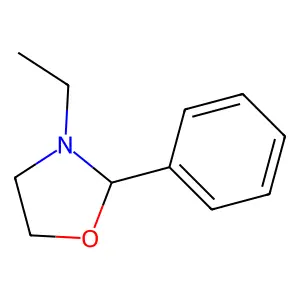 3-Ethyl-2-phenyl-1,3-oxazolidine structure