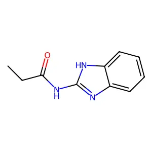 N-(1H-1,3-benzodiazol-2-yl)propanamide structure